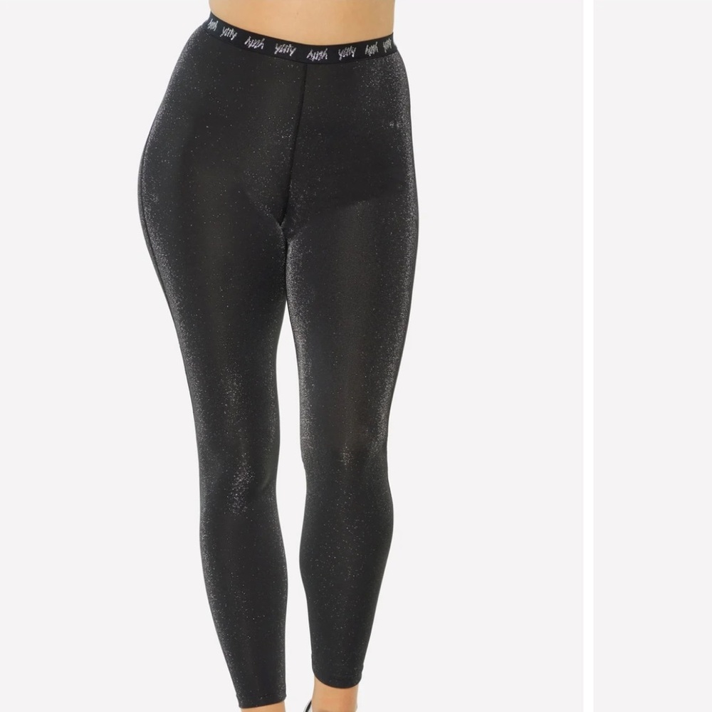 Spotlight ruched legging, black, medium - NWT - Shimmering